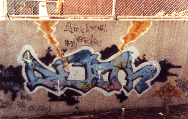 Risk, Graffiti - 1985