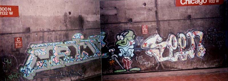 Drip, Graffiti - 1984