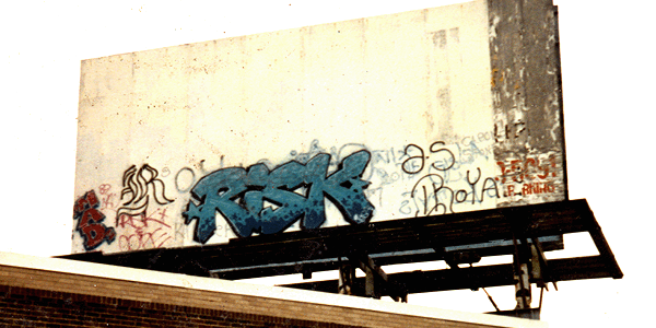 Risk, Graffiti - 1989